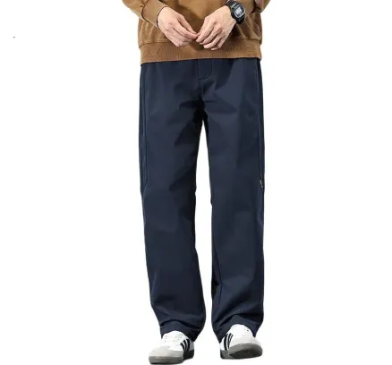 Pantalones Casual JEEP para Hombres, Pantalones Cargo Largos de Primavera y Verano, Pantalones Deportivos de Pierna Recta para Hombres, Azul Marino, 3XL