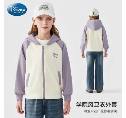 Chaqueta Disney Kids Otoño Niñas con Capucha