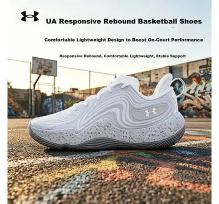 Zapatillas de Baloncesto Casuales, Simples, Ligeras y Versátiles para Hombre y Mujer de Under Armour