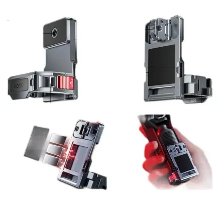 Llano DJI Pocket 3 Marco de Expansión Magnético Full-Cover Jaula de Conejo Multifuncional Montura Protectora Funda Deportiva Cámara Cold Shoe Accesorio de Extensión de Base de Liberación Rápida