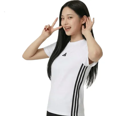 Adidas Mujeres Serie Estilo Deportivo W 3S SJ T Manga Corta T-Shirt JD0844 Blanco L