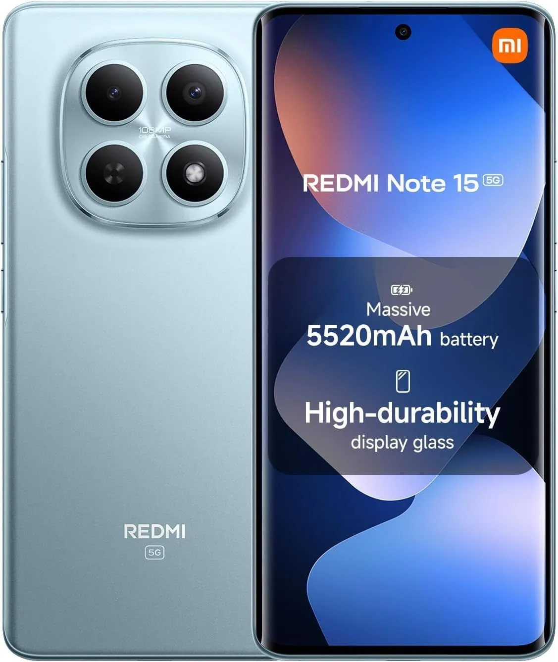 XIAOMI Redmi Note 15 5G Ai (Compatible with Tmobile Mint Tel...