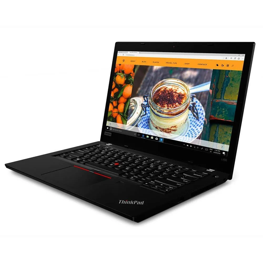 Lenovo ThinkPad L490 - 14.0" Widescreen Business Laptop, Intel Core i5-8365, 8GB RAM, 512GB SSD, Webcam, Windows 10 Pro (Excellent Refurbished)