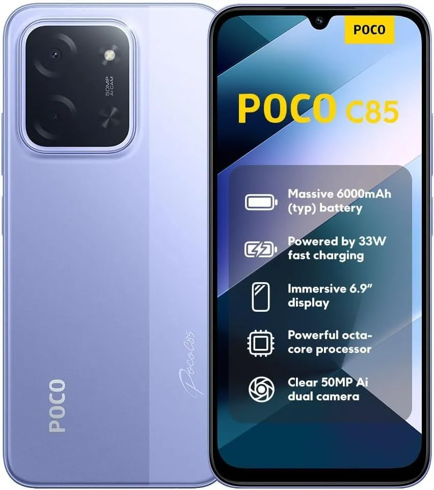 XIAOMI Poco C85 4G LTE (Compatible with Tmobile Tello Mint &...