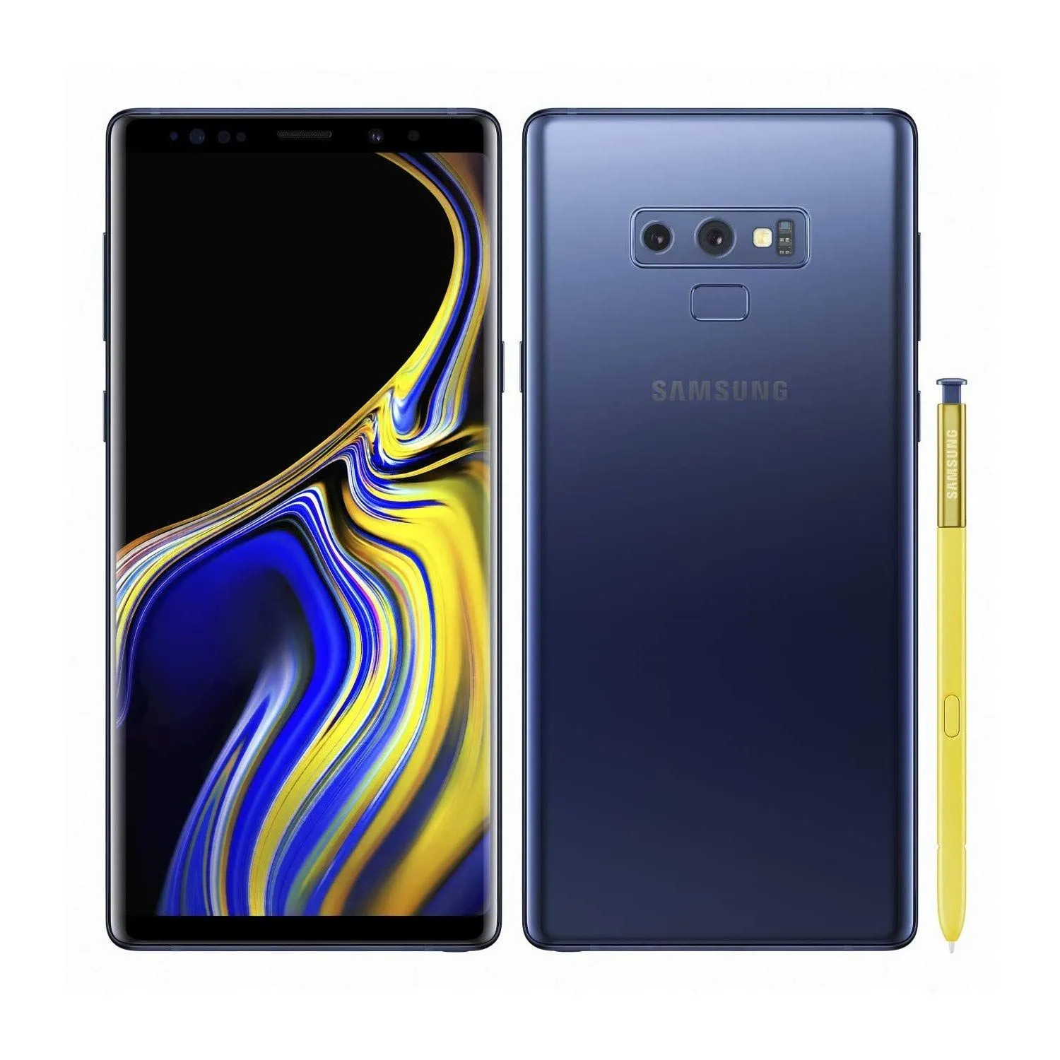 Samsung Galaxy Note 9, 6+128GB, Ocean Blue - Unlocked (Renewed)