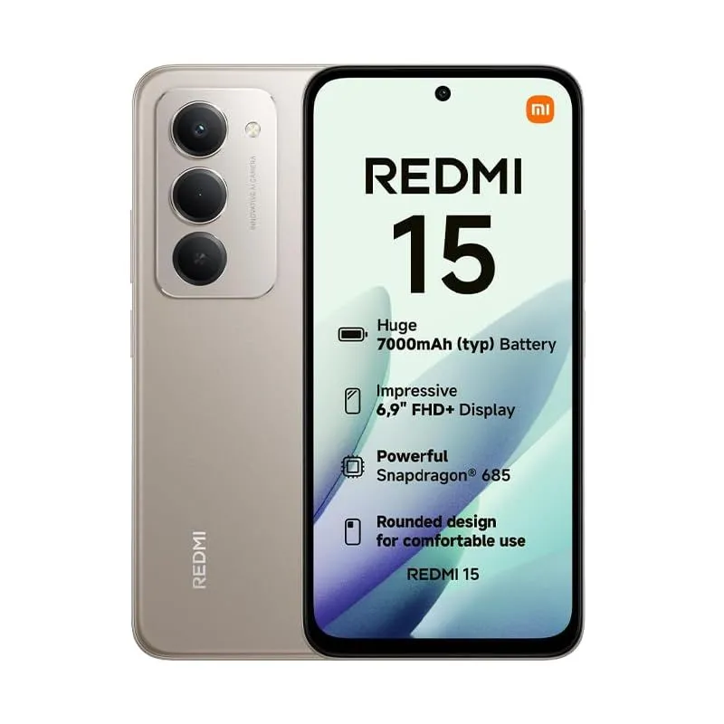 XIAOMI Redmi 15 4G LTE (Compatible with Tmobile Tello Mint &...
