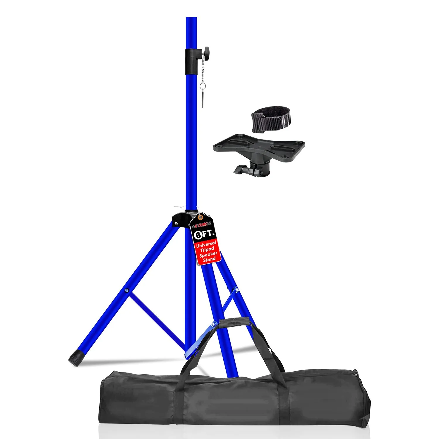 thumbnail image 2 of IMounTEK Heavy Duty Tripod Speaker Stands - Adjustable Height 102-154cm, 132lb Capacity 2 of 4