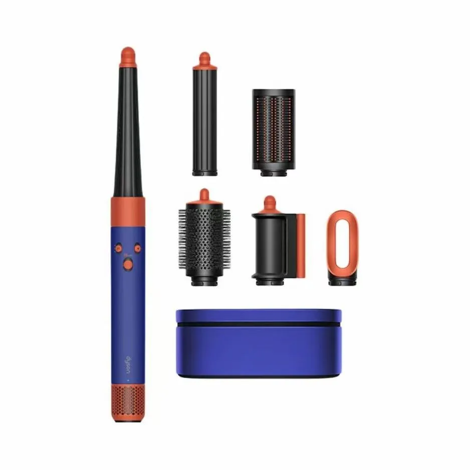 Dyson HS08 Airwrap i.d.™ Multi-Styler and Dryer Complete Long for Straight to Wavy Hair -Orange/Blue （ China Version 220V 50Hz)-New