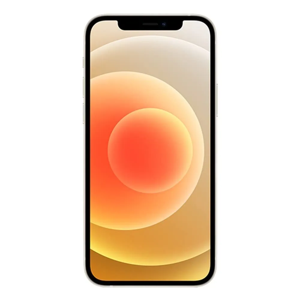 Apple iPhone 12, 128GB, White- Fully Unlocked (Renewed)