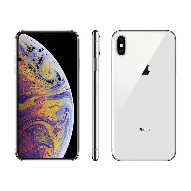 Apple iPhone XS Max, 64GB, White - Unlocked (Renewed)