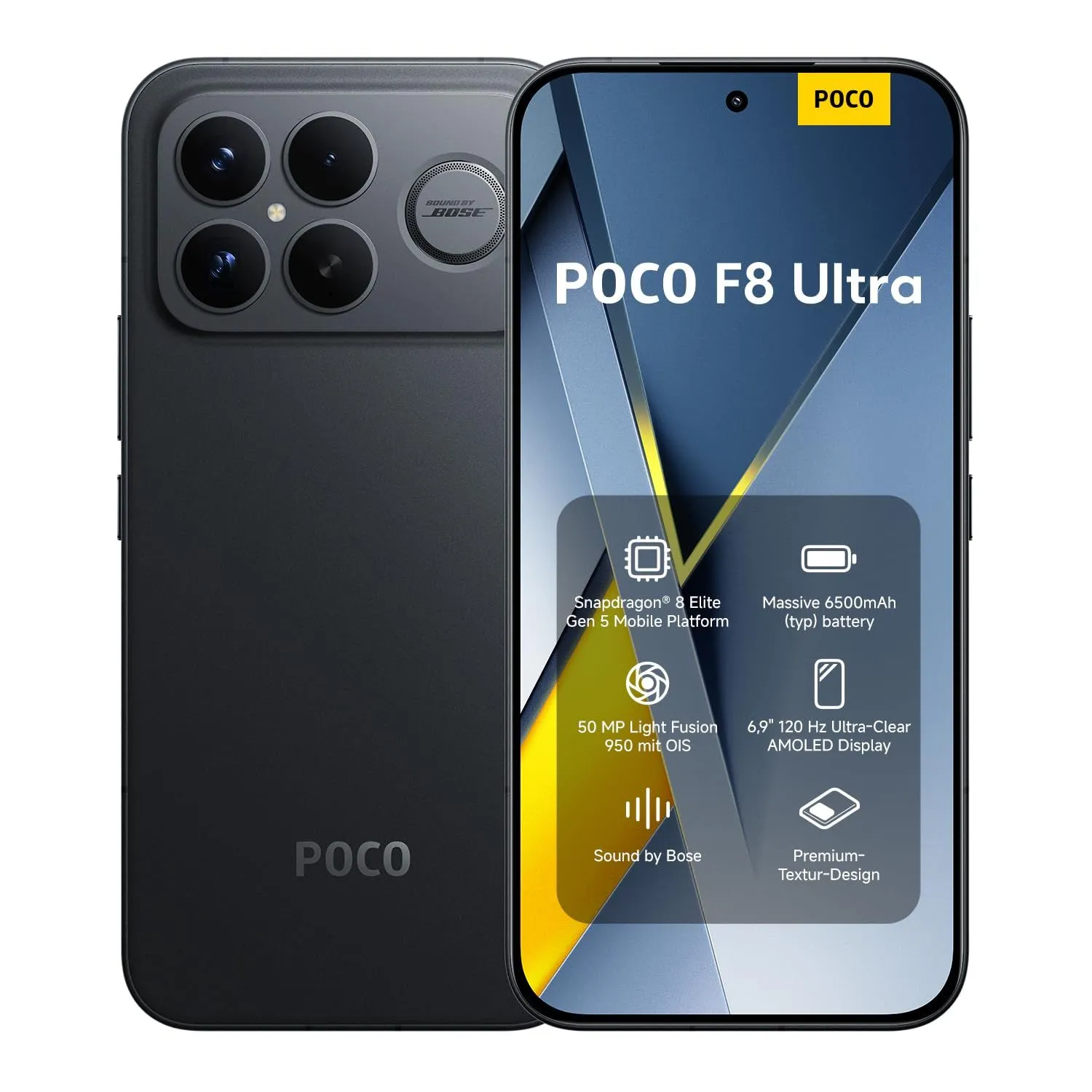 XIAOMI Poco F8 Ultra 5G Ai (Compatible with Tmobile Mint Tel...