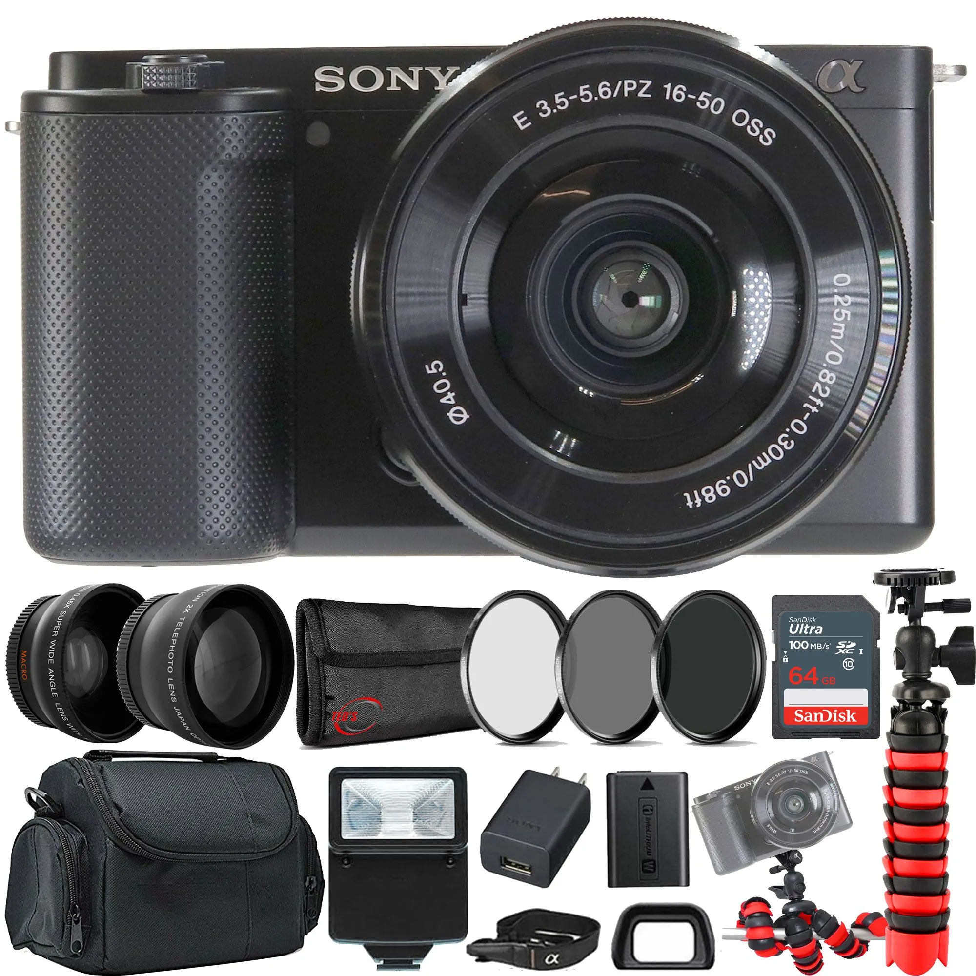 Set Filtri ND ND2 ND4 ND8 77mm Per Sony ZV-E1 E ZV-E10 Con Obiettivo FE 24-105mm F/4 G OSS